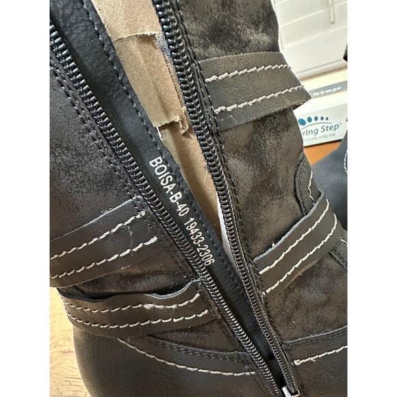 Spring Step Relife Boisa Boot Black Vegan Leather 9 US 40 EU NIB Water Resistant - Picture 16 of 16